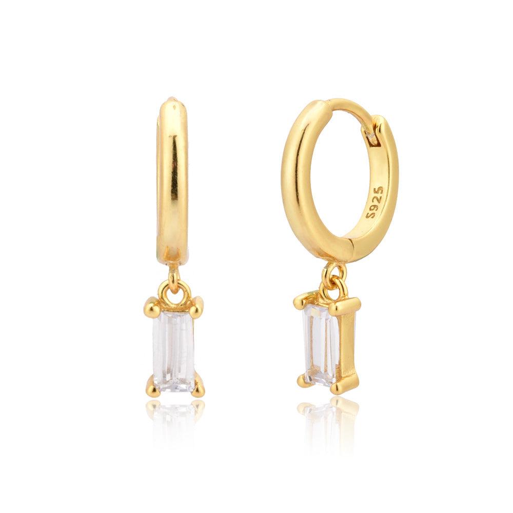 Gemstone Dainty Huggies