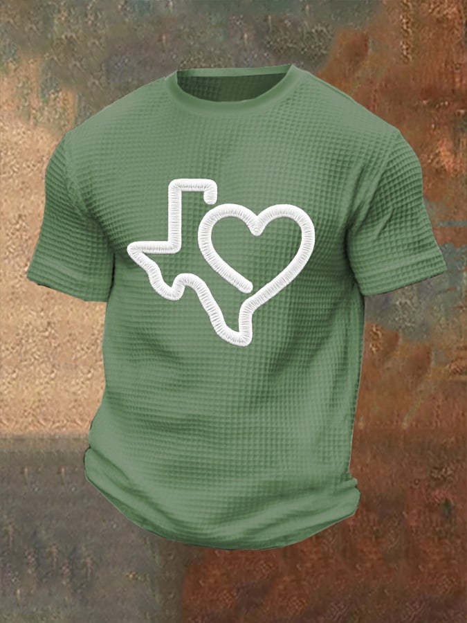 ๐๐Join us in praying for Texas.๐Men's Texas Strong Waffle T-Shirt
