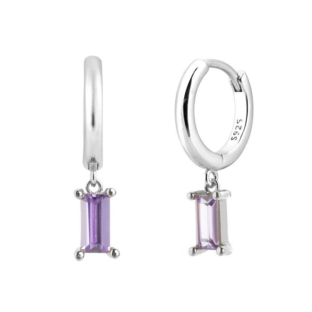 Gemstone Dainty Huggies