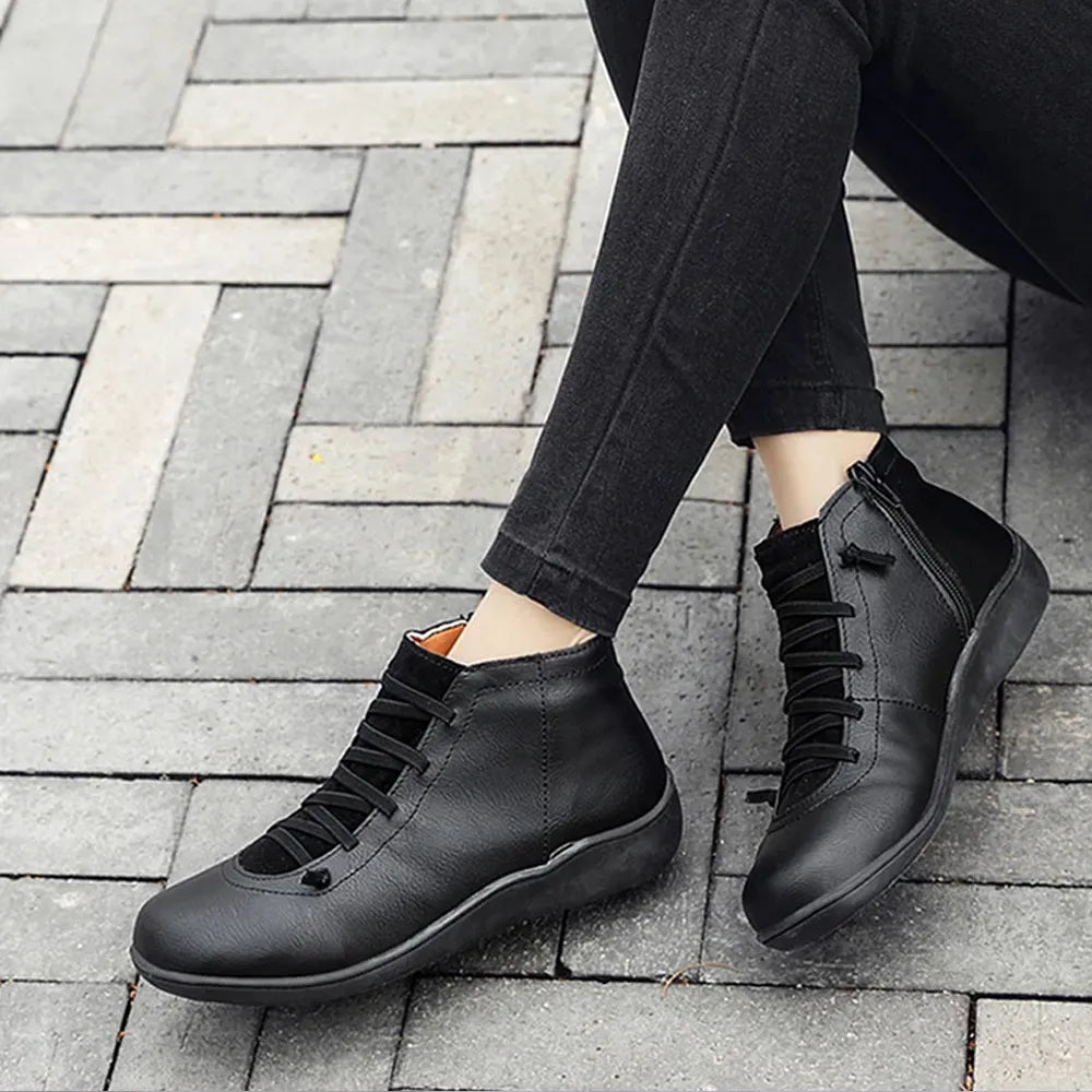 Comfortable Handmade Leather Foot Support Boots