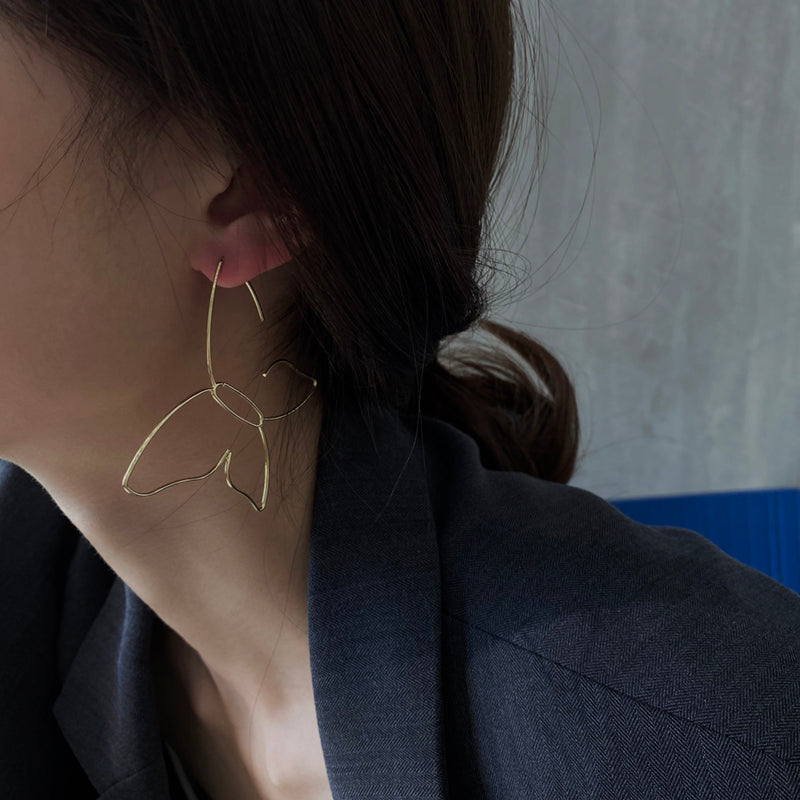 Hollow Butterfly Earrings