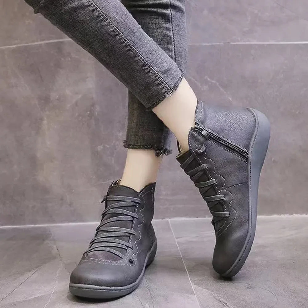 Comfortable Handmade Leather Foot Support Boots