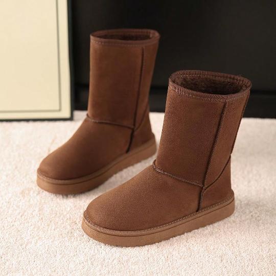 Winter Faux-Fur Lining Mid-Calf Snow Boots