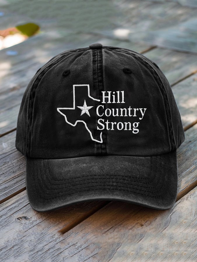 🙏💔Join us in praying for Texas.🙏Texas Strong Hill Country Printed Hat for Men and Women
