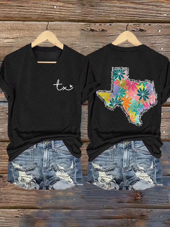 🙏💔Join us in praying for Texas.🙏Women's Texas Strong Print T-shirt