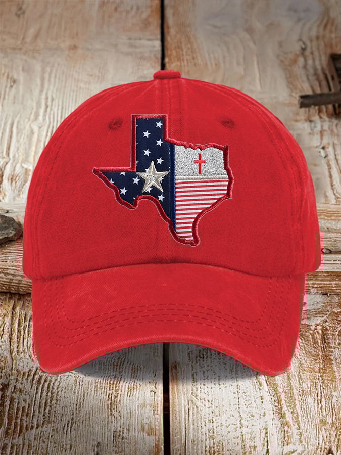 🙏💔Join us in praying for Texas.🙏Retro Texas Strong Faith Cross Print Baseball Cap