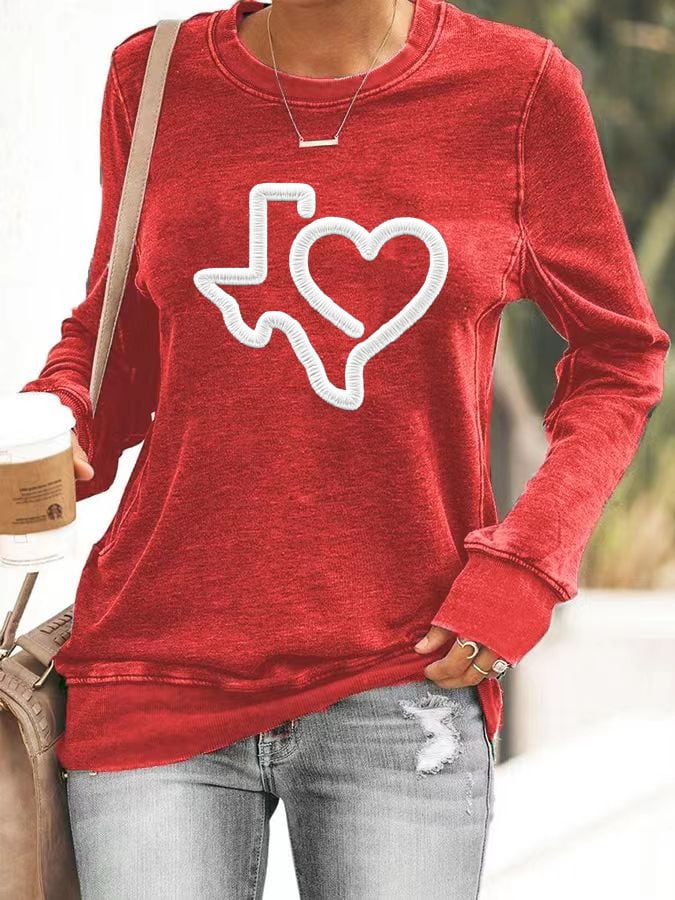 🙏💔Join us in praying for Texas.🙏Women's Texas Strong Crew Neck T-Shirt