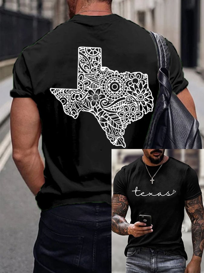 ๐๐Join us in praying for Texas.๐Men'S Texas Home State printed T-Shirt