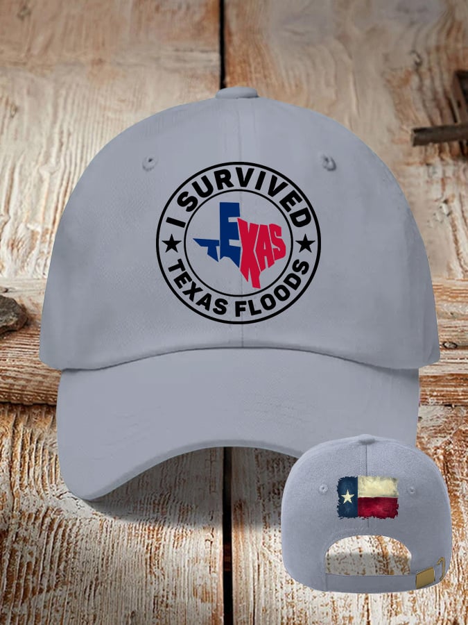 🙏💔Join us in praying for Texas.🙏Retro Texas Strong I Survived Texas Floods Pray For Texas Print Baseball Cap