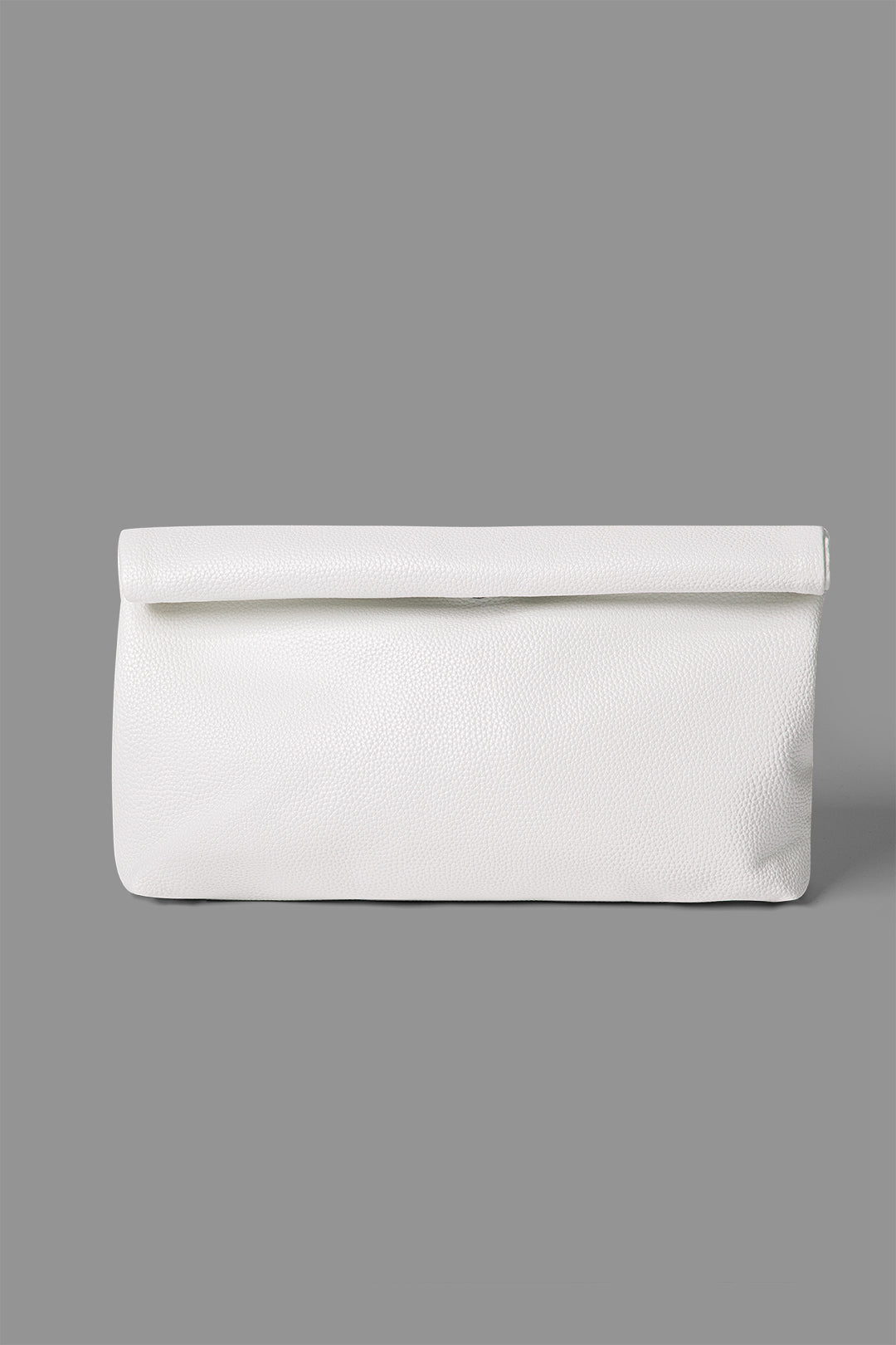 Faux Leather Clutch Bag