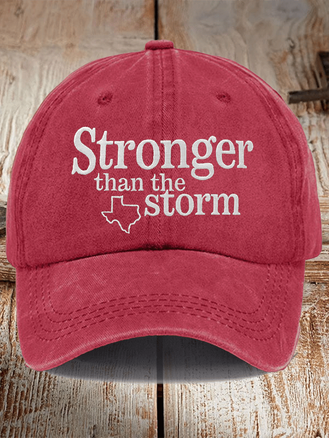 🙏💔Join us in praying for Texas.🙏Texas Stronger Than The Storm Printed Hat