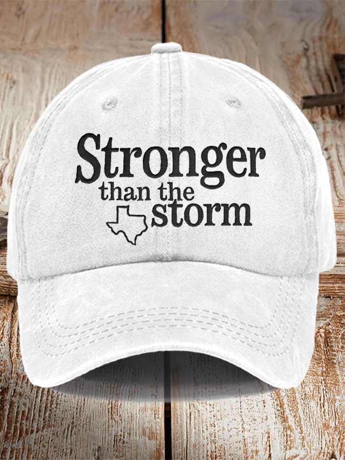 🙏💔Join us in praying for Texas.🙏Texas Stronger Than The Storm Printed Hat