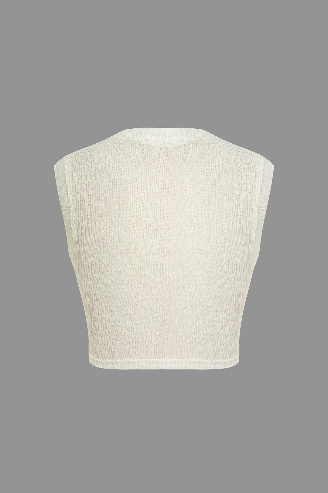 Twist Knot V-Neck Tank Top