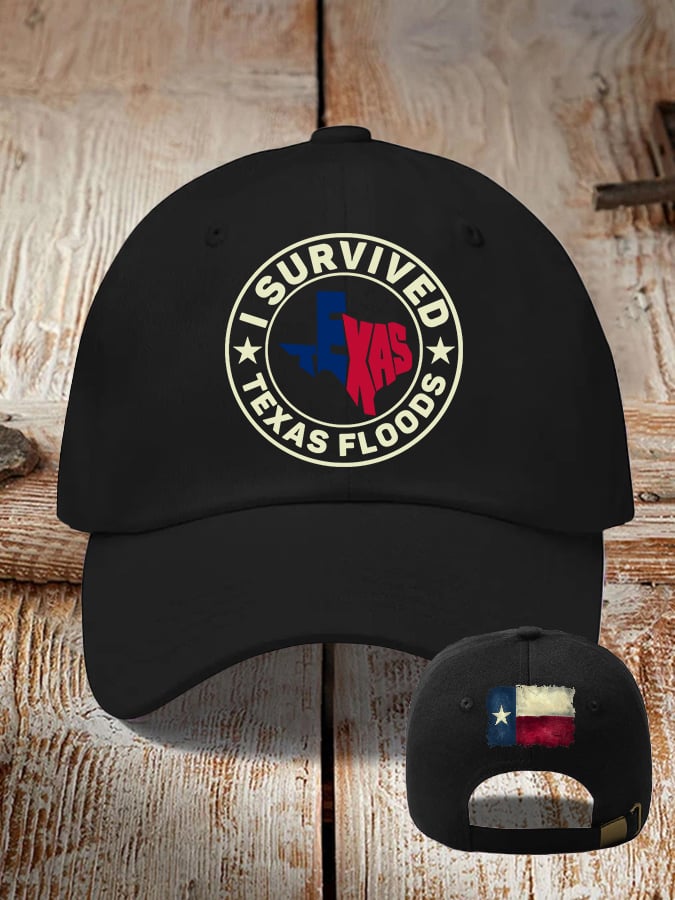 🙏💔Join us in praying for Texas.🙏Retro Texas Strong I Survived Texas Floods Pray For Texas Print Baseball Cap