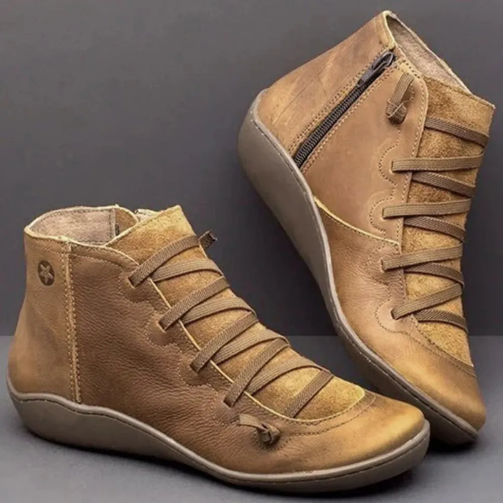 Comfortable Handmade Leather Foot Support Boots
