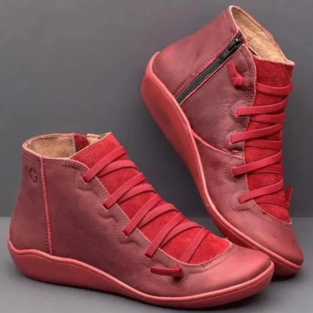 Comfortable Handmade Leather Foot Support Boots
