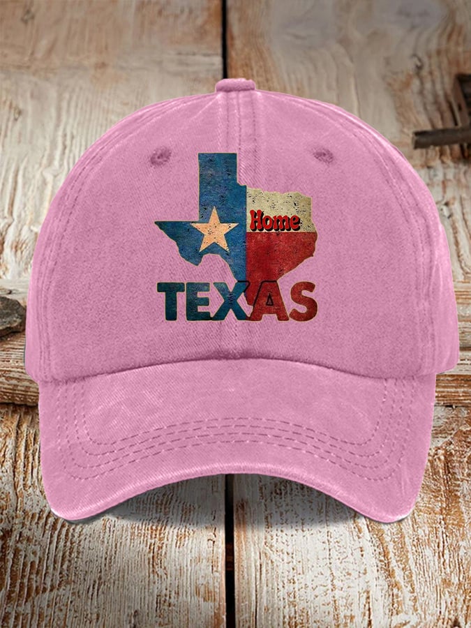 🙏💔Join us in praying for Texas.🙏Unisex casual retro Texas My Home washed cotton hat