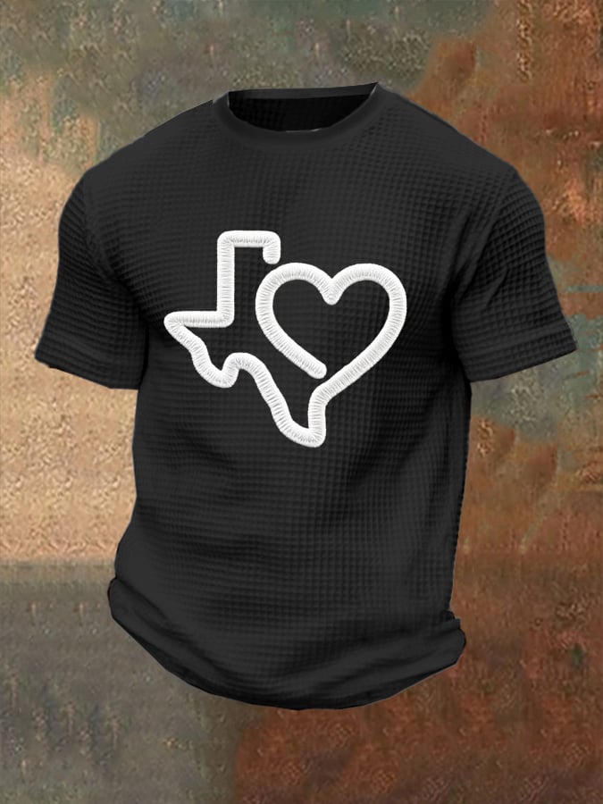 ๐๐Join us in praying for Texas.๐Men's Texas Strong Waffle T-Shirt