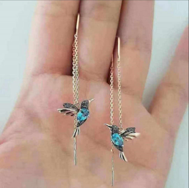 Hummingbirds Paradise Birds Earrings