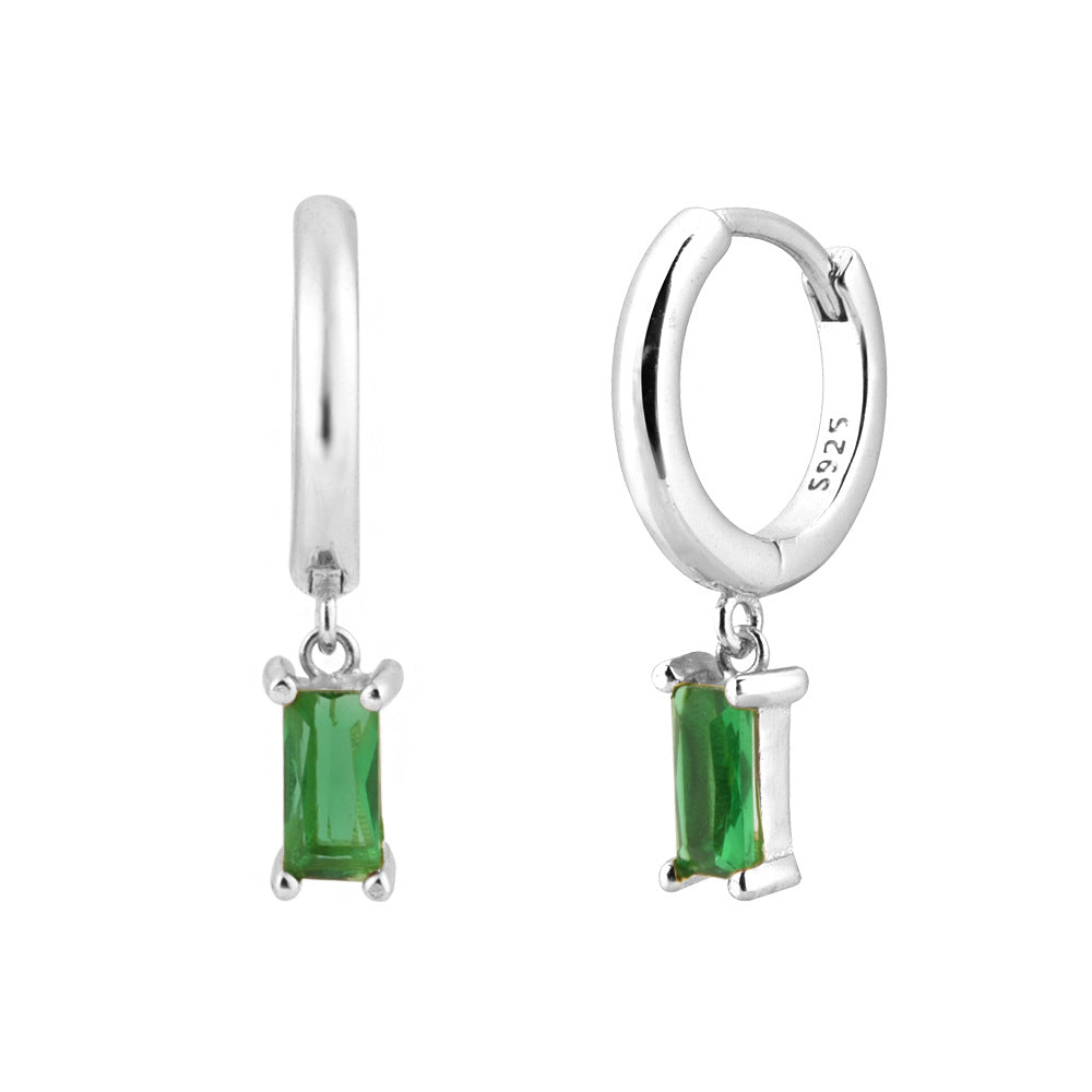 Gemstone Dainty Huggies