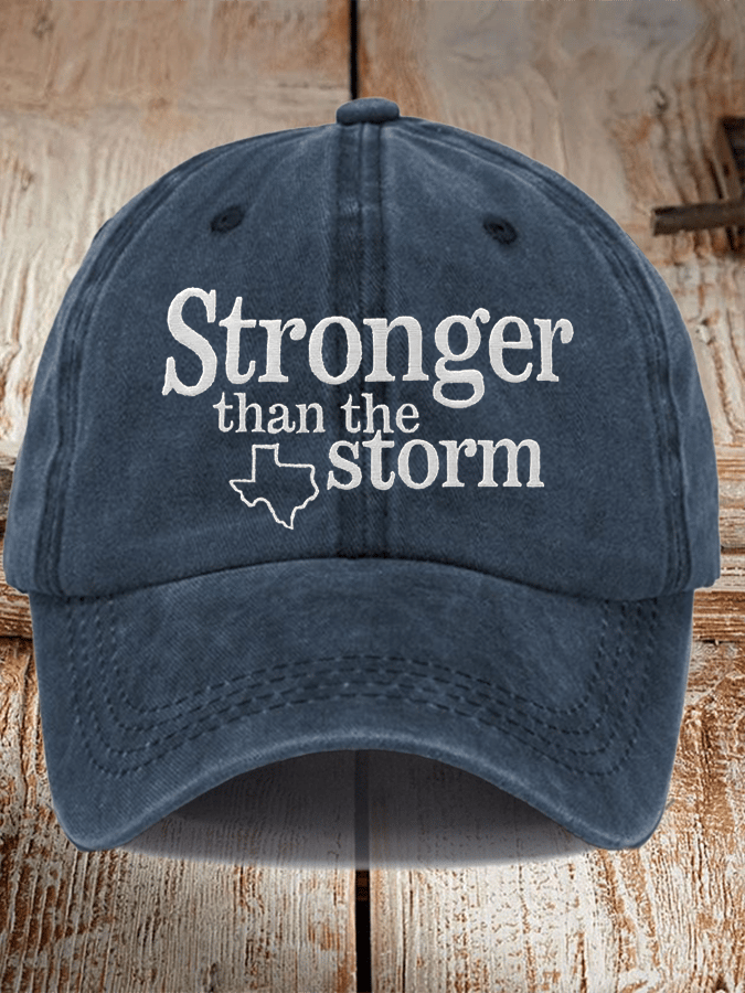 🙏💔Join us in praying for Texas.🙏Texas Stronger Than The Storm Printed Hat