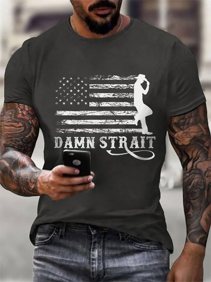 ๐๐Join us in praying for Texas.๐Men's Damn Strait Country Music Fan T-shirt