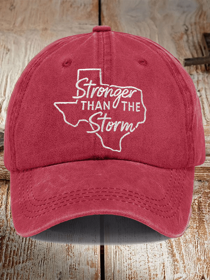 🙏💔Join us in praying for Texas.🙏Texas Stronger Than The Storm Printed Hat