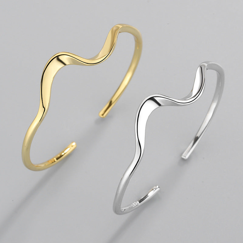 Minimalistic Bangle Bracelet, Bohemian Bracelet For Women