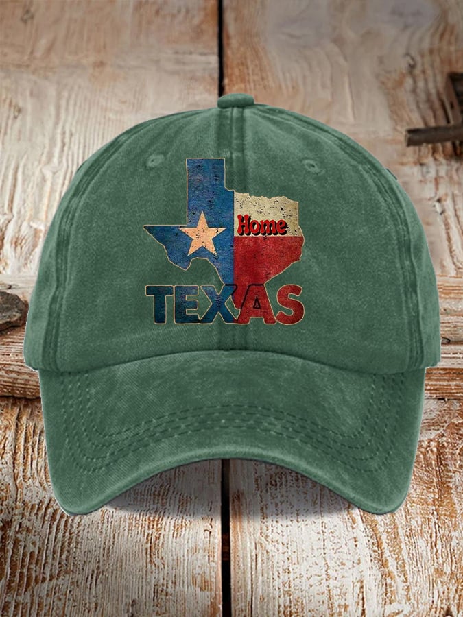 🙏💔Join us in praying for Texas.🙏Unisex casual retro Texas My Home washed cotton hat