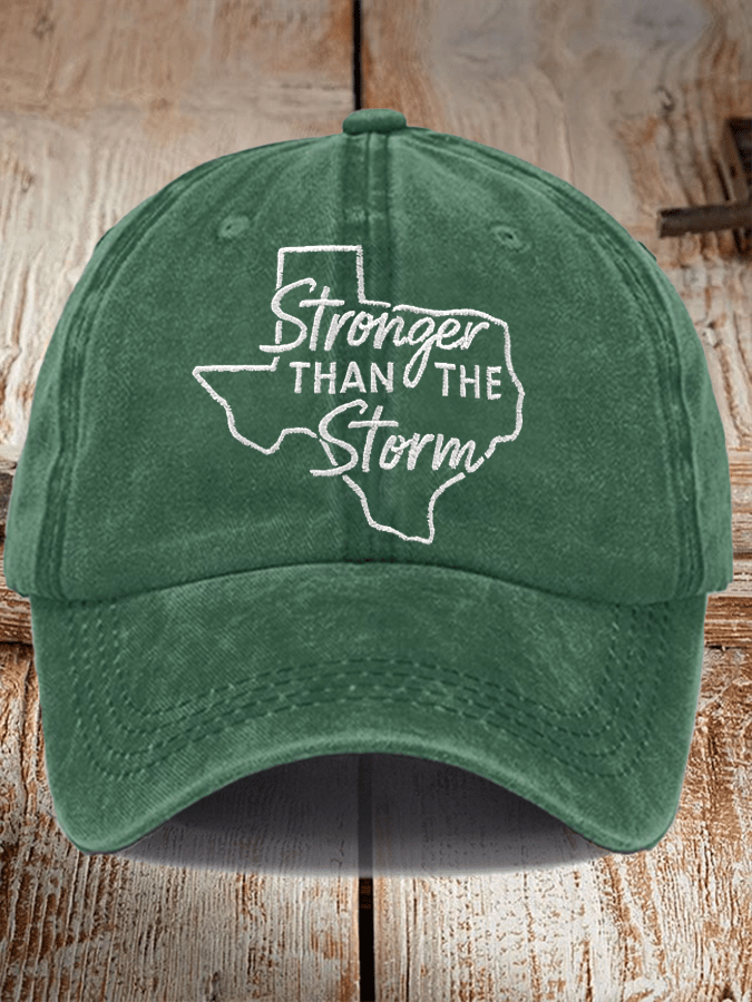 🙏💔Join us in praying for Texas.🙏Texas Stronger Than The Storm Printed Hat