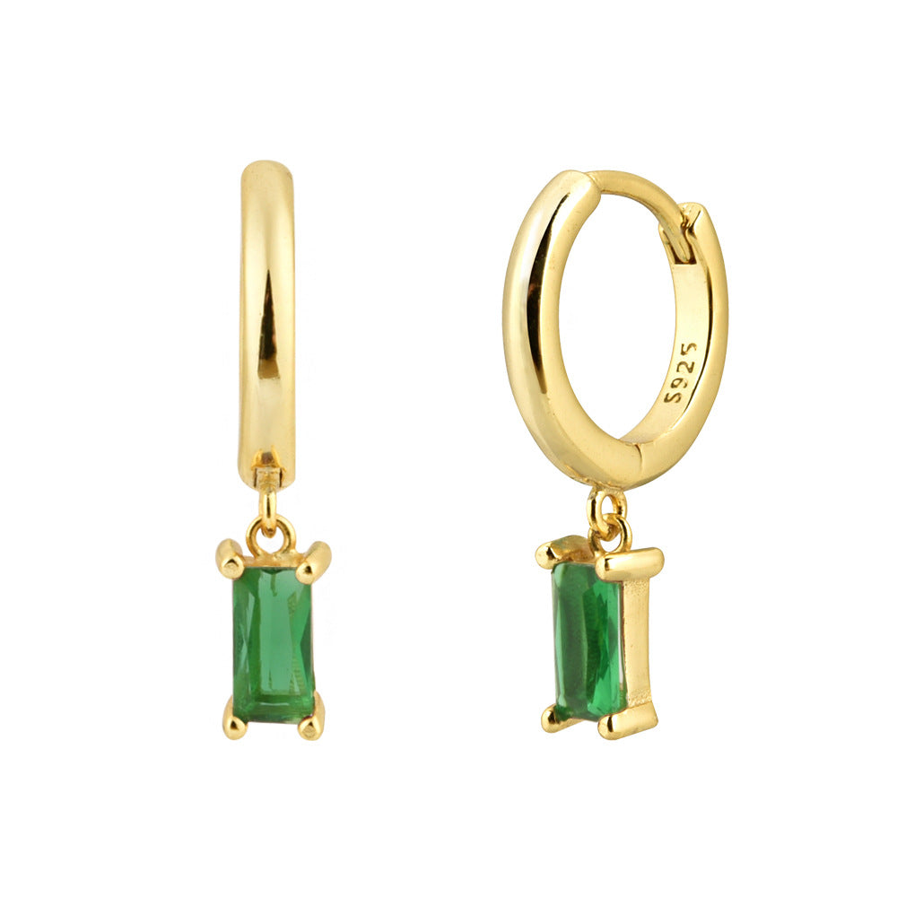Gemstone Dainty Huggies