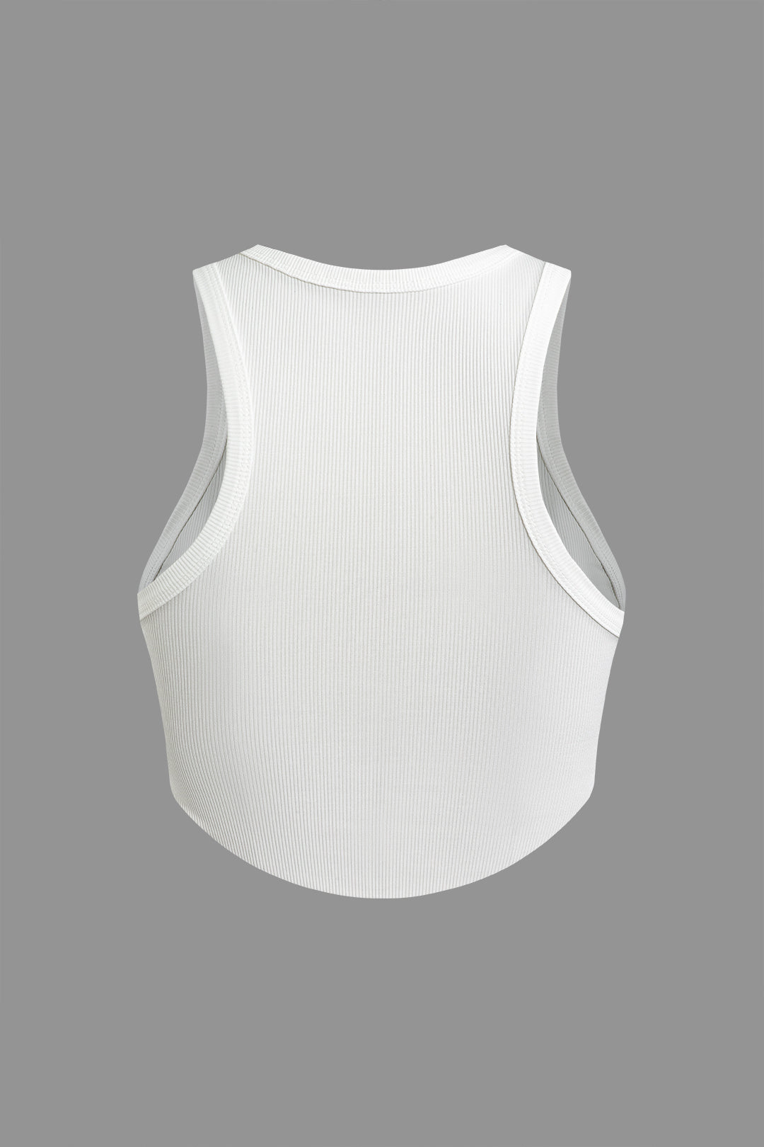 Letter Print Crop Tank Top