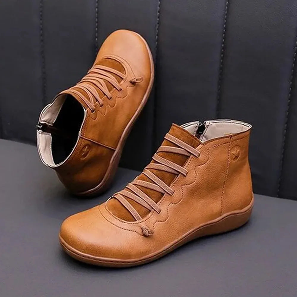 Comfortable Handmade Leather Foot Support Boots