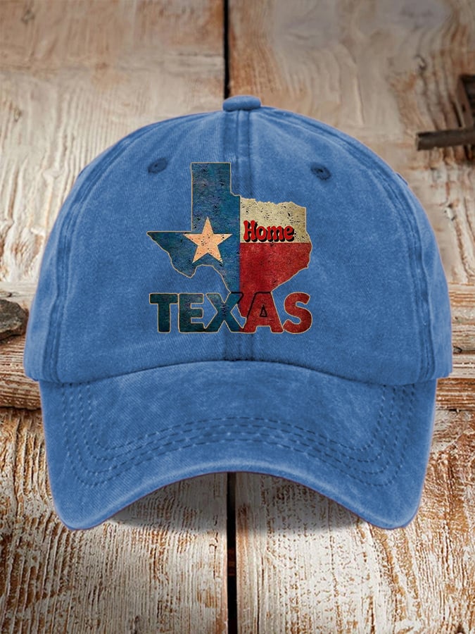 🙏💔Join us in praying for Texas.🙏Unisex casual retro Texas My Home washed cotton hat