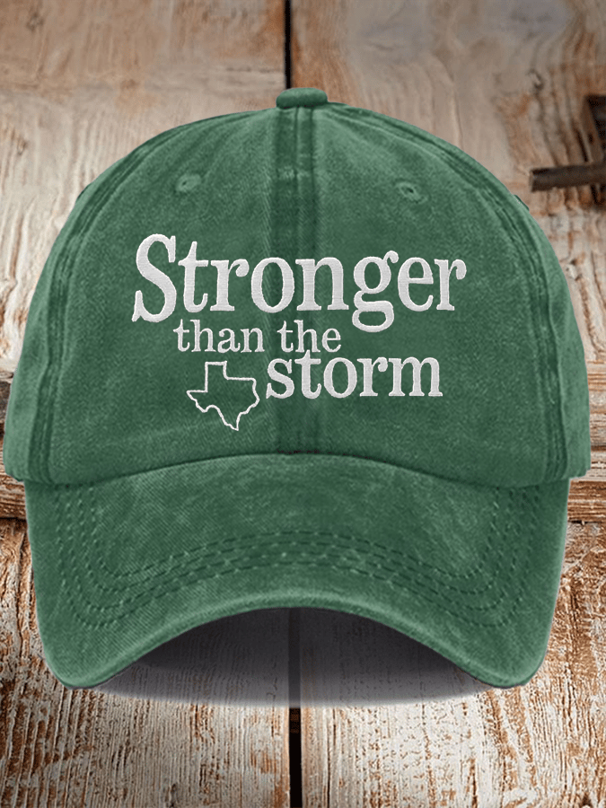 🙏💔Join us in praying for Texas.🙏Texas Stronger Than The Storm Printed Hat