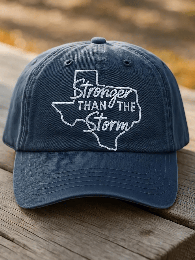 🙏💔Join us in praying for Texas.🙏Texas Stronger Than The Storm Printed Hat