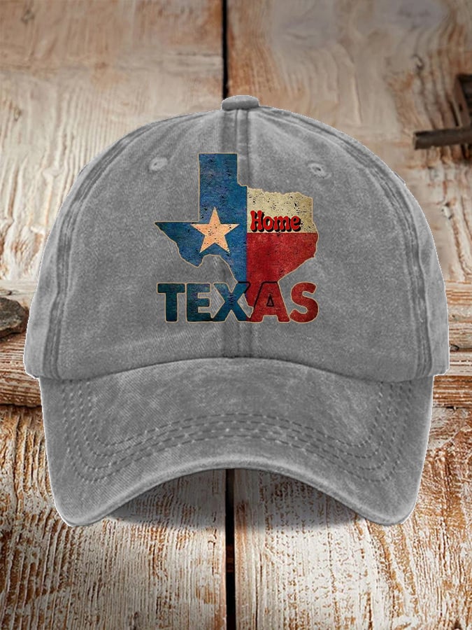 🙏💔Join us in praying for Texas.🙏Unisex casual retro Texas My Home washed cotton hat