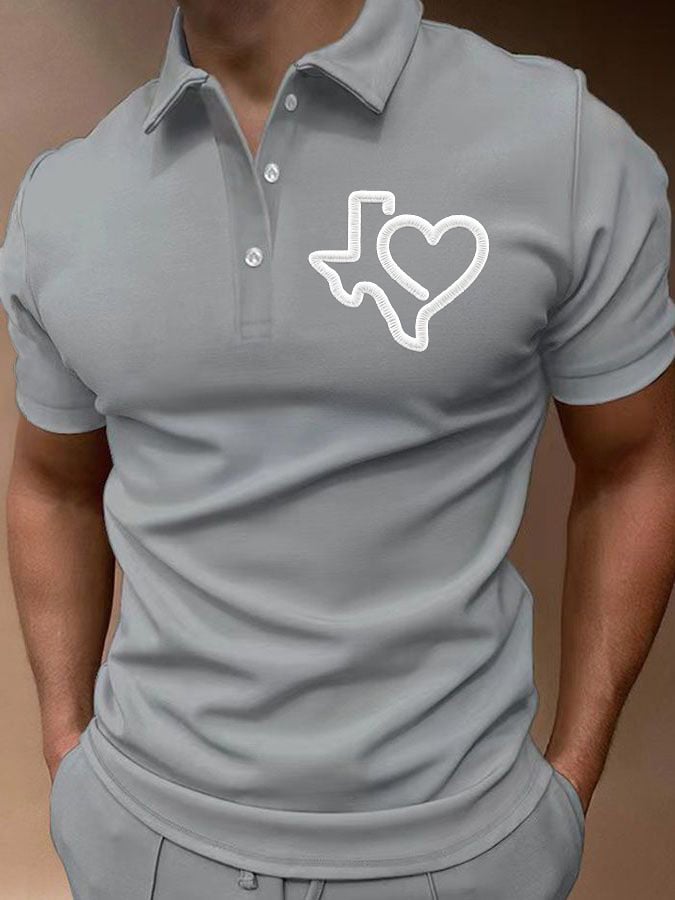 ๐๐Join us in praying for Texas.๐Men's Texas Strong Polo Shirt