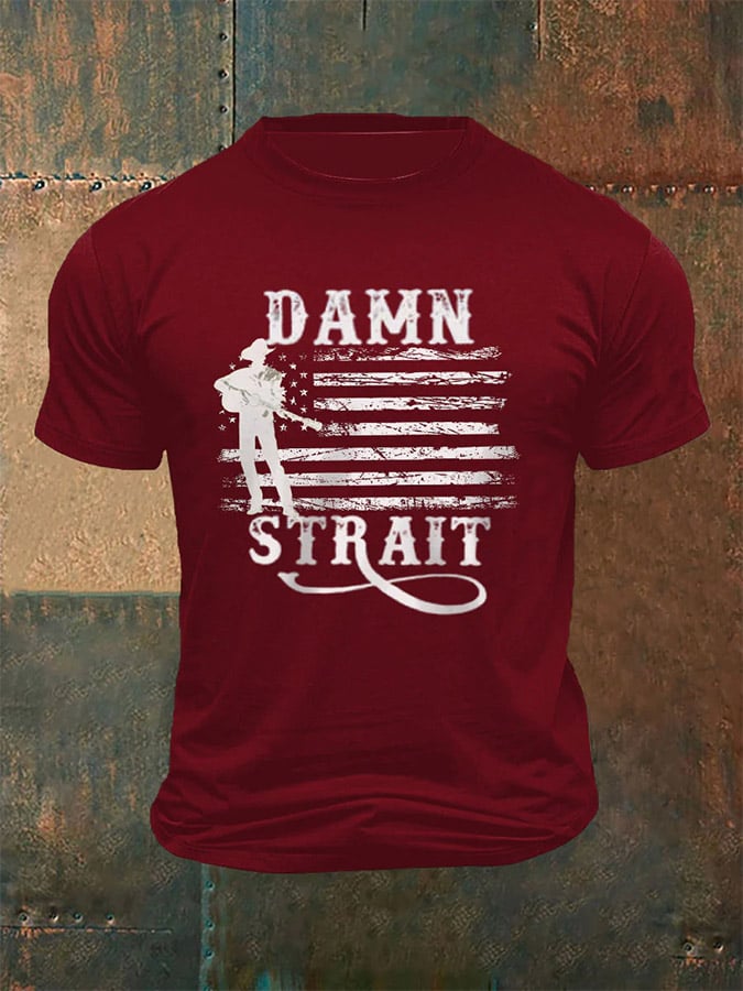 ๐๐Join us in praying for Texas.๐Men's Damn Strait Country Music Fan T-shirt