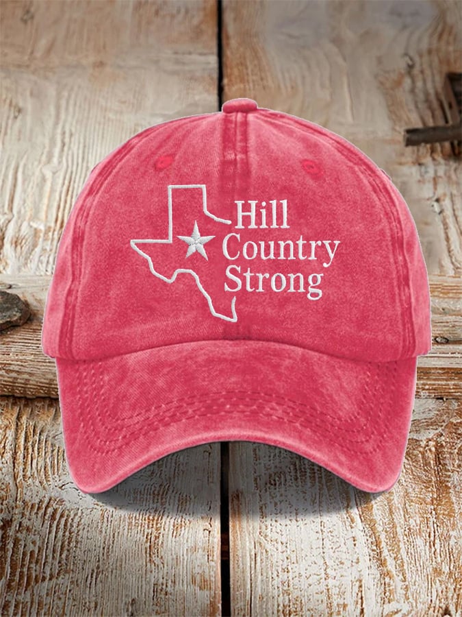 🙏💔Join us in praying for Texas.🙏Texas Strong Hill Country Printed Hat for Men and Women