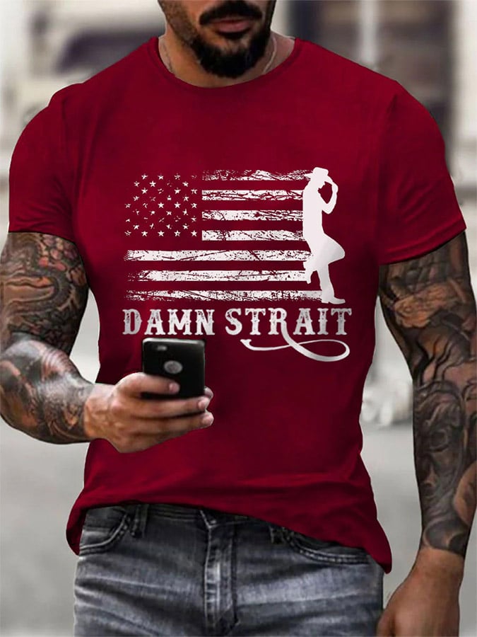 ๐๐Join us in praying for Texas.๐Men's Damn Strait Country Music Fan T-shirt