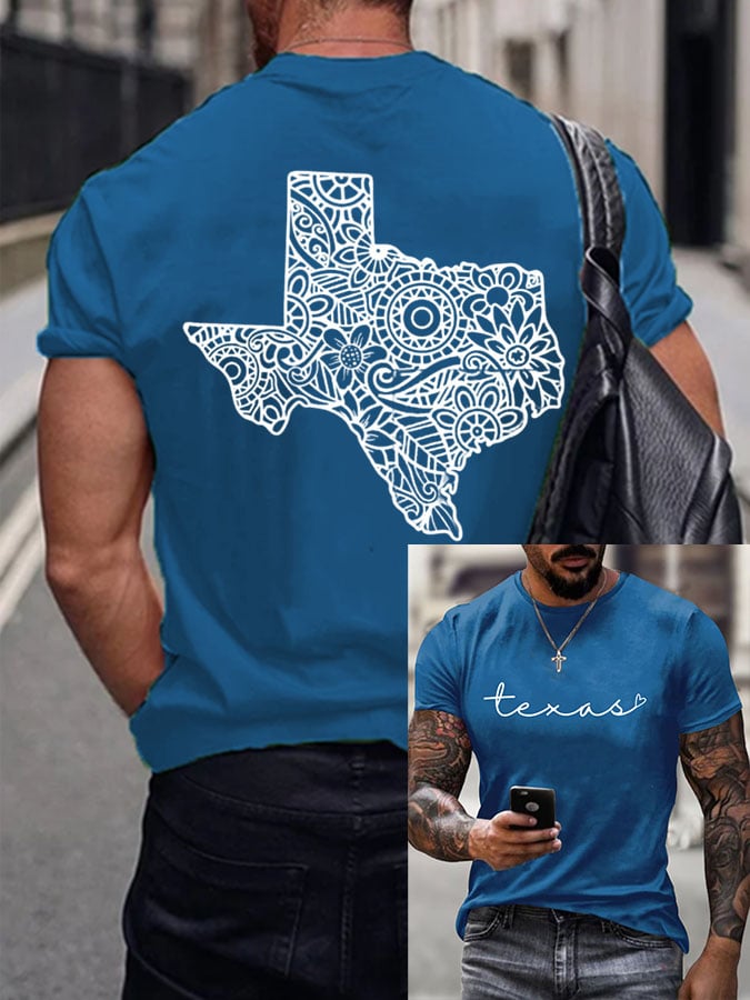 ๐๐Join us in praying for Texas.๐Men'S Texas Home State printed T-Shirt