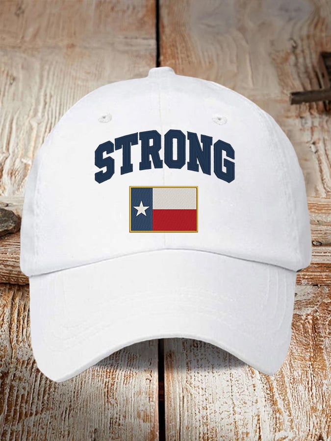 🙏💔Join us in praying for Texas.🙏Retro Texas Strong Print Baseball Cap