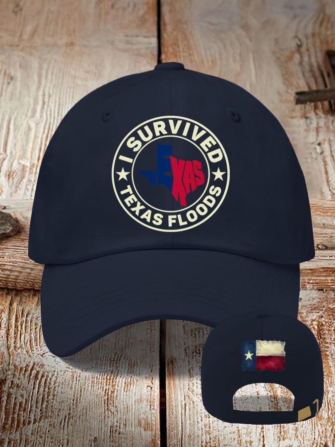 🙏💔Join us in praying for Texas.🙏Retro Texas Strong I Survived Texas Floods Pray For Texas Print Baseball Cap