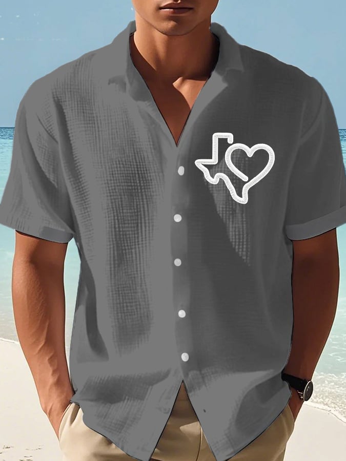 ๐๐Join us in praying for Texas.๐Men's Texas Strong Waffle Casual Shirt