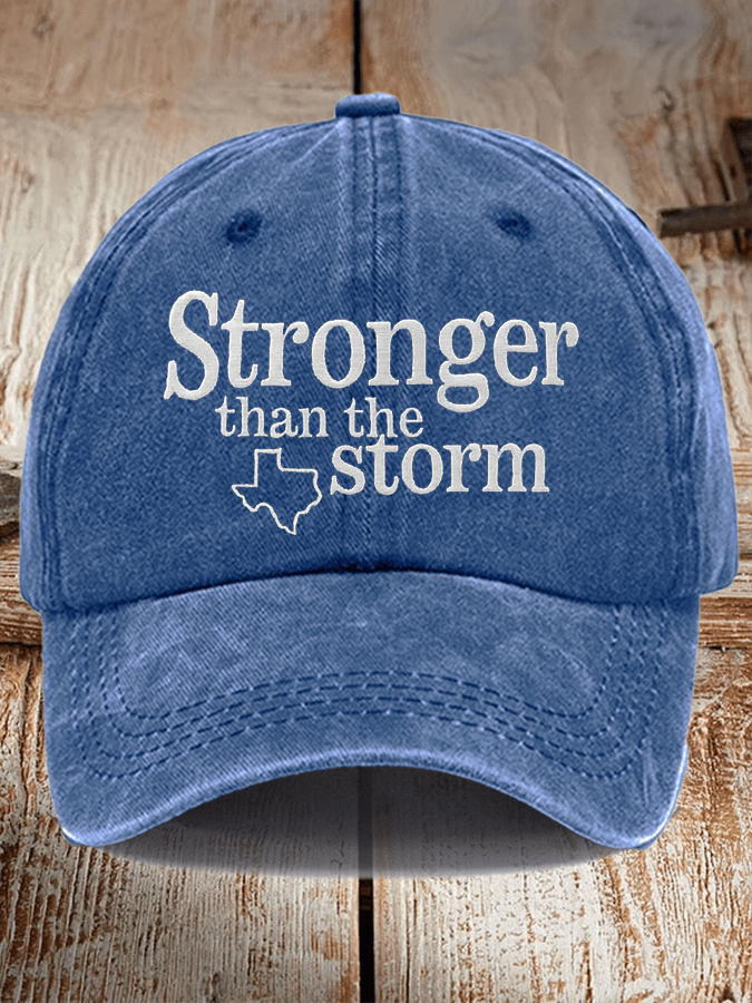 🙏💔Join us in praying for Texas.🙏Texas Stronger Than The Storm Printed Hat