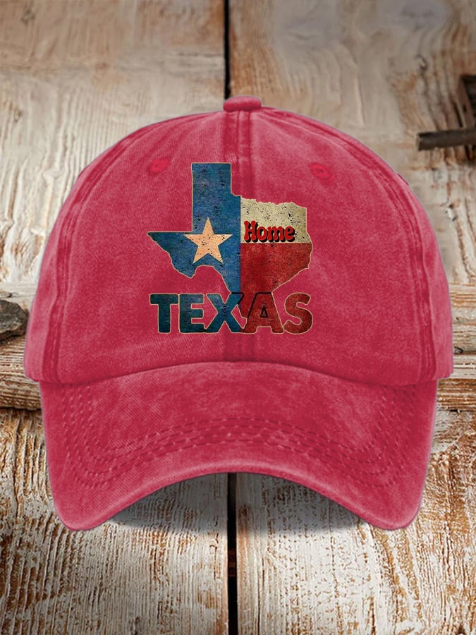 🙏💔Join us in praying for Texas.🙏Unisex casual retro Texas My Home washed cotton hat
