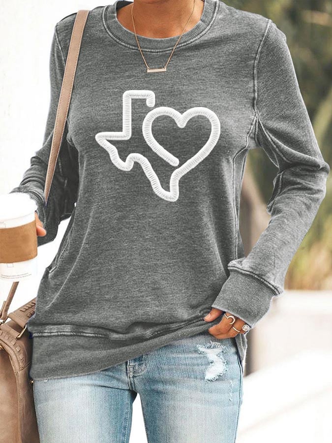 🙏💔Join us in praying for Texas.🙏Women's Texas Strong Crew Neck T-Shirt