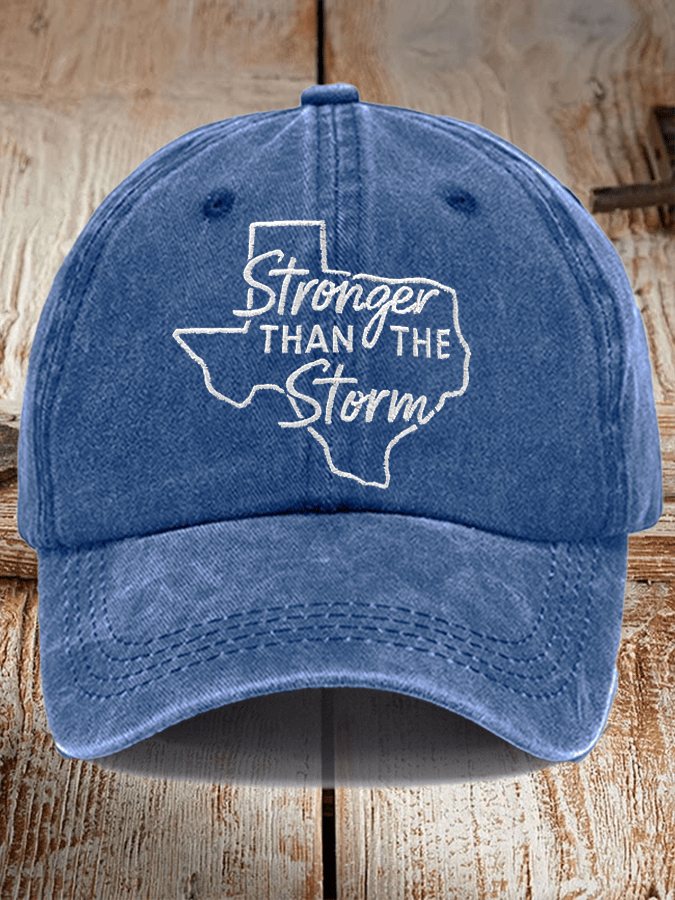 🙏💔Join us in praying for Texas.🙏Texas Stronger Than The Storm Printed Hat