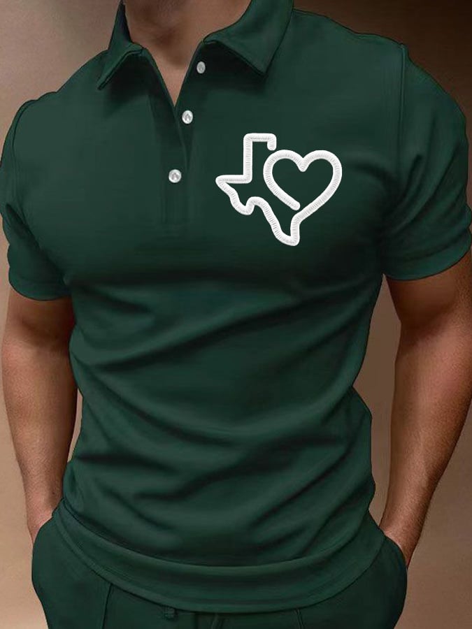 ๐๐Join us in praying for Texas.๐Men's Texas Strong Polo Shirt